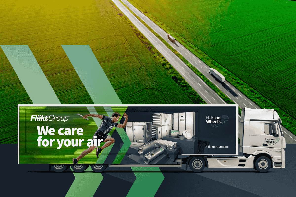 Flakt on Wheels European truck tour