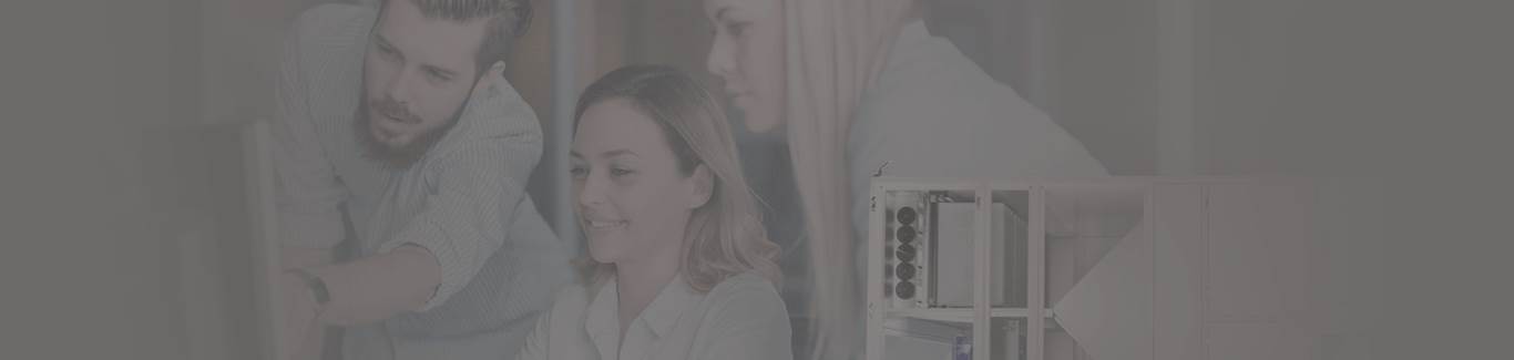 People working as a team